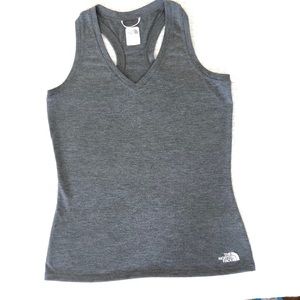 The NorthFace Racerback Tank, Gray, Sz S